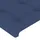 vidaXL Kopfteil mit Ohren Blau 183x16x118/128 cm Stoff