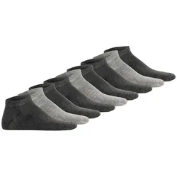 Hudson Unisex Sneakersocken, 9er Pack - Simply, kurze Socken, einfarbig Grau 35-38