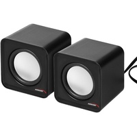 Audiocore AC870 Kompakt Stereo-Lautsprecher 2.0 PC 2x3 Watt RMS Schwarz