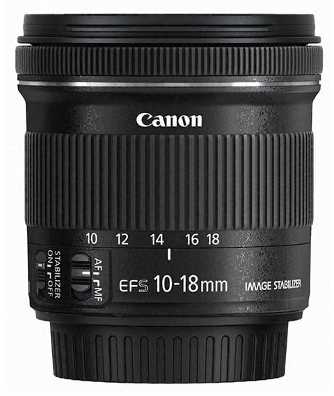 Canon EF-S 10-18mm F4.5-5.6 IS STM Ultraweitwinkel Objektiv (67mm Filtergewinde) schwarz
