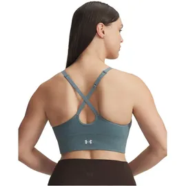 Under Armour Vanish Seamless Low Bra Blau/Weiß M