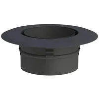 Jeremias Wandfutter Stahlblech Ø150mm schwarz