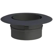 Jeremias Wandfutter Stahlblech Ø150mm schwarz