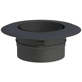 Jeremias Wandfutter Stahlblech Ø150mm schwarz