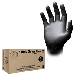 Nature Gloves Black Nitrilhandschuhe - biologisch abbaubar