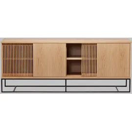 WoodMan Ende 188 x 75 x 45 cm Braun / Beige