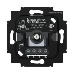 Busch-Dimmer-Einsatz 6523 UR-104, LED-Dimmer, 2W - 360W