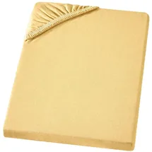 Carpe Sonno Spannbettlaken Jersey 90 x 200 - 100 x 200 - 140 x 200 - 160 x 200 - 180 x 200 - 200 x 200 cm gelb