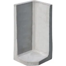 Diephaus L-Stein Ecke 100 x 50 x 50 cm grau