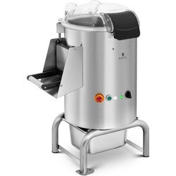 Royal Catering Kartoffelschälmaschine Kartoffelschäler elektrisch Gastro Schälmaschine 750 W, Küchenmaschine, Grau