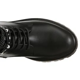 aniston shoes Schnürboots Schnürstiefelette, Bikerboots mit Nietenbesatz schwarz 36 EU