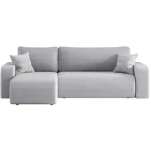 kaiser möbel Eckcouch Milano L Cord 4-Sitzer Grau