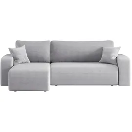 kaiser möbel Eckcouch Milano L Cord 4-Sitzer Grau