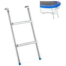 Relaxdays Leiter Trampolin, mit 2 Sprossen,