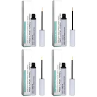 4 stück Wimpernserum Wachstum Testsieger, 5 Ml Long Lashes Wimpernserum Hormonfrei, Wimpernwachstumsserum Augenbrauenserum für Wimpernpflege, Eyelash Serums Für Lashes