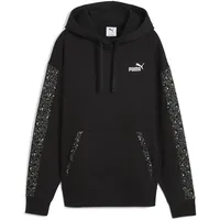 Puma Hoodie Animal-Print Schwarz 2XS