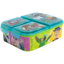 Stor Kinder-Lunchbox mit 3 Fächern, Motiv: Bauernhof von Zenon