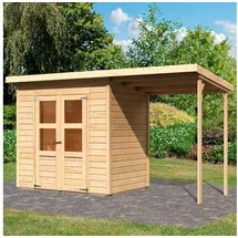 Karibu Gartenhaus Baggersee 2 3,90 x 1,75 m Beige