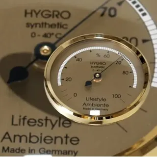 Lifestyle-Ambiente Profi Haarhygrometer Gold Klein