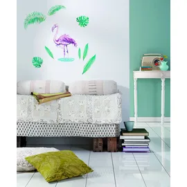 KOMAR Wandtattoo Flamingo 50 x 70 cm
