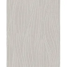 EDEM Streifen Tapete 0,53 m x 15,00 m 7,95 m2 Grau/Weiß 82050BR56
