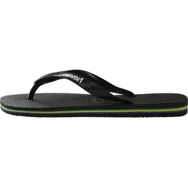 havaianas Brasil Logo Schwarz 39