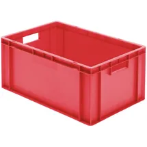 La-Ka-Pe Transportstapelbehälter L600xB400xH270mm rot PP Seitenwände geschl.LA-KA-PE