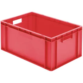 La-Ka-Pe Transportstapelbehälter L600xB400xH270mm rot PP Seitenwände geschl.LA-KA-PE