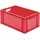 La-Ka-Pe Transportstapelbehälter L600xB400xH270mm rot PP Seitenwände geschl.LA-KA-PE