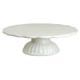 ib laursen Tortenplatte mit Fuß Mynte, pure white