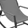 Hespéride Schaukelstuhl, Schwarz, Metall, 73x104x79.5 cm, Gartenmöbel, Liegestühle