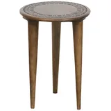 Marrakesch Orient & Mediterran Interior Astus Braun Holz Rund 1 x 1 cm