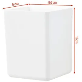 Tesa Baboo Badorganizer ohne Deckel 9,00 x 16,70 x 8,70 cm 1-tlg. weiß