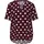 STREET ONE Kurzarmbluse mit allover Punkteprint Rot 38