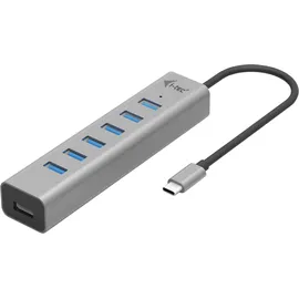 iTEC i-tec USB-C Charging Metal HUB 7 Port Power Adapter 15W C31HUBMETAL703