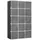 Homcom DIY Kleiderschrank Regalsystem 111 x 47 x 183 cm Schwarz