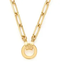 LEONARDO Damen, Kette "Estrella 021614", Edelstahl, gold