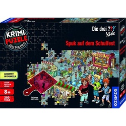 Puzzle - Spuk auf dem Schulfest - Die drei ??? Kids - Krimipuzzle - 200 Teile