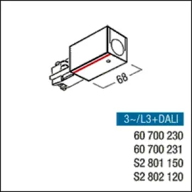 Zumtobel Group Anfangseinspeisung 3ph sw S2 802120