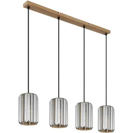 GLOBO Hängeleuchte Run 88 x 120 cm holzoptik