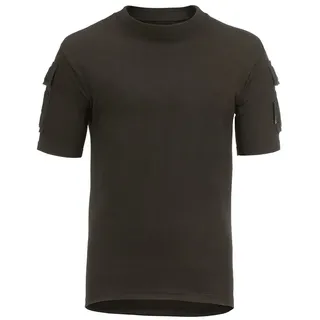 Invader Gear Tactical T-Shirt Black Army Style Sleeve Pocket Patch Panel Airsoft - XL