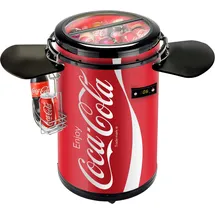 Salco SPC-55CC Coca Cola Party-Cooler Kühlschrank (50 l, 830 mm hoch, Rot)