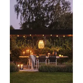 Brafab Naos Gartentisch 220-320 x 100 x 73 cm Silber/Beige