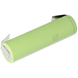 Panasonic NCR18650B 3,6V - 3,7V 3400mAh Li-Ion-Akku 18,2x65,25mm mit Lötfahne U-Form