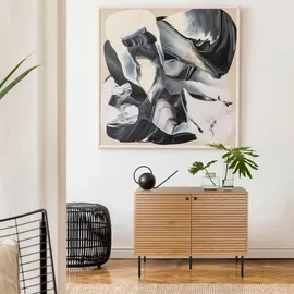 hjh living Sideboard Linno 100 x 40 x 74 cm Braun
