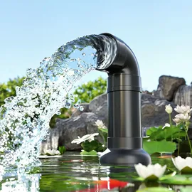 Wiltec SunSun CEF-30000 Rohrpumpe 30.000 l/h / 200 W Teichpumpe, Strömungspumpe mit Keramikwelle, Umwälzpumpe, Teichfilter