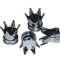 Hermann Schütz Ventilkappen Krone silber 4er-Set