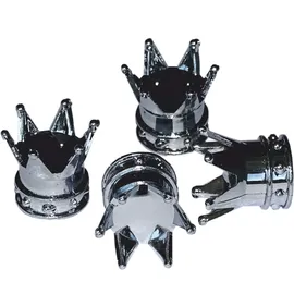 Hermann Schütz Ventilkappen Krone silber 4er-Set