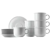 Thomas Porzellan Tasse Trend Weiss Kaffeetasse 2tlg. Set6, Porzellan weiß