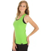 Winshape Damen Cotton Tanktop Wvr24 Trägershirt Cami Shirt, Apfelgrün,